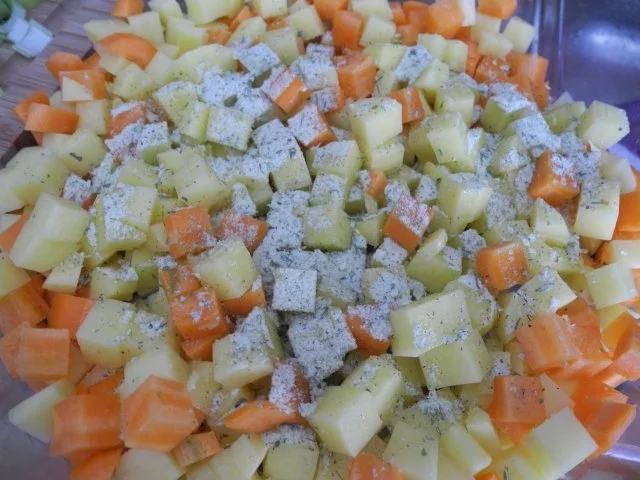 Vegan : Bunte Gemüse - Pfanne gedünstet - Rezept - Bild Nr. 5