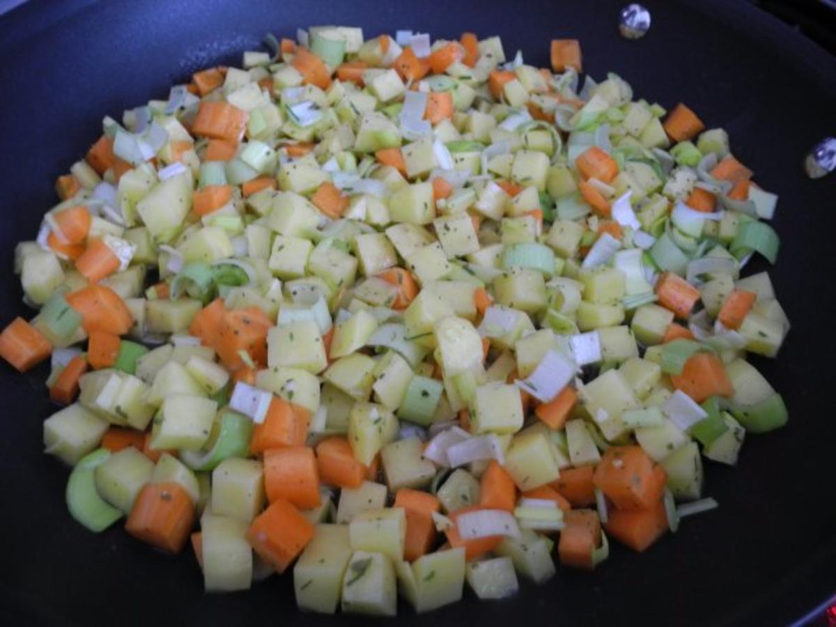 Vegan : Bunte Gemüse - Pfanne gedünstet - Rezept - Bild Nr. 15