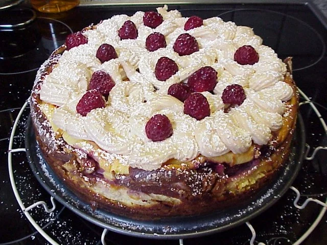 Käsekuchen mit Baiser - Rezept