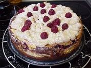 Käsekuchen mit Baiser - Rezept