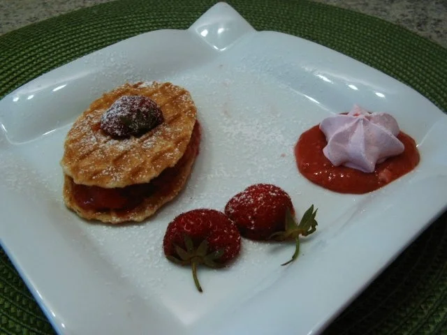 Rezept: Erdbeer-Sandwich-Waffeln Erdbeer-Sandwich-Waffeln - Rezept