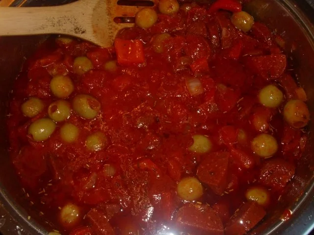 Nudeln mit Sucuk, Oliven und Paprika - Rezept - Bild Nr. 3