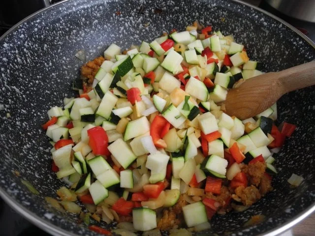 Vegan : Bunte Gemüse - Pfanne gedünstet - die nächste - Rezept - Bild Nr. 15