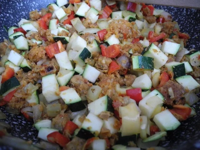 Vegan : Bunte Gemüse - Pfanne gedünstet - die nächste - Rezept - Bild Nr. 16