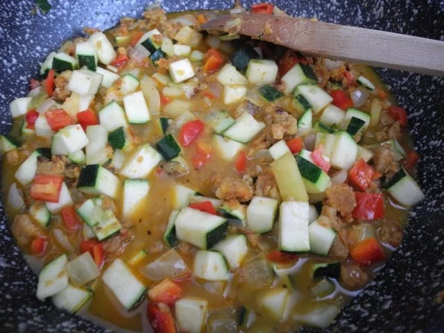 Vegan : Bunte Gemüse - Pfanne gedünstet - die nächste - Rezept - Bild Nr. 17