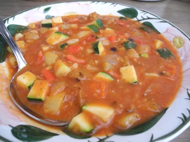 Vegan : Bunte Gemüse - Pfanne gedünstet - die nächste - Rezept - Bild Nr. 2