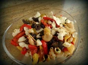 Mediterraner Nudelsalat mit Pesto - Rezept