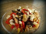 Mediterraner Nudelsalat mit Pesto - Rezept