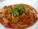 Gemüse-Rahm-Gulasch, scharf - Rezept