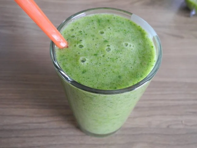 Smoothie : Pure Energie - Radieschen - Grün mit Banane - Rezept
