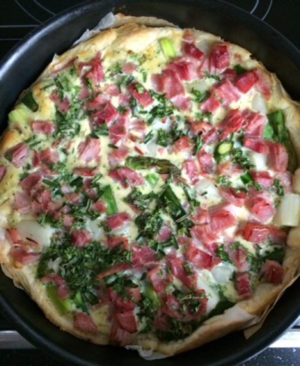 Bilder für Spargel - Quiche - Rezept