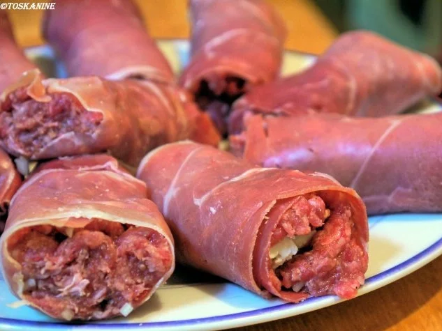 Rezept: Ziege und Rind im Serrano-Mantel mit Thymian-Gemüse Bild Nr. 9 Ziege und Rind im Serrano-Mantel mit Thymian-Gemüse - Rezept - Bild Nr. 9