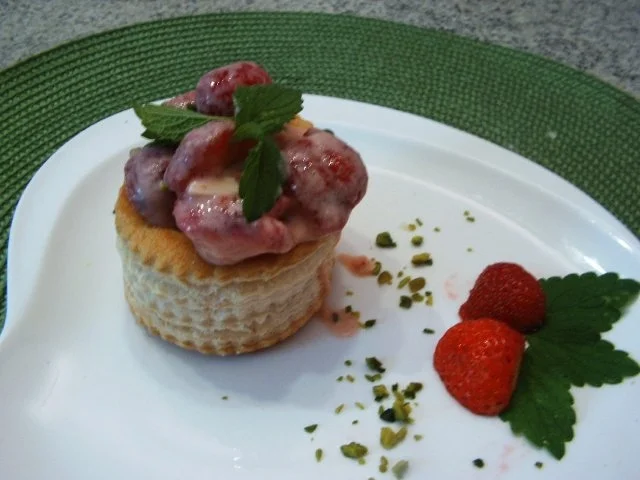 Süße Erdbeer- Pastetchen - Rezept