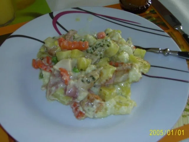 Auflauf: mit zartem Fleisch, Kartoffeln und Gemüse.... - Rezept - Bild Nr. 10