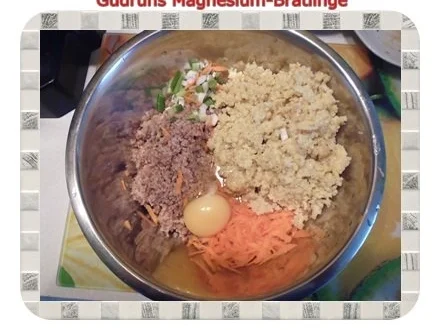 Rezept: Vegetarisch: Magnesium-Bratlinge Bild Nr. 6 Vegetarisch: Magnesium-Bratlinge - Rezept - Bild Nr. 6