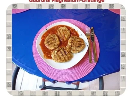 Rezept: Vegetarisch: Magnesium-Bratlinge Bild Nr. 11 Vegetarisch: Magnesium-Bratlinge - Rezept - Bild Nr. 11