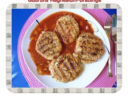Rezept: Vegetarisch: Magnesium-Bratlinge Bild Nr. 12 Vegetarisch: Magnesium-Bratlinge - Rezept - Bild Nr. 12