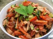 Salate: Bunter Leberkässalat - Rezept