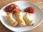 Nürnberger Rostbratwürstchen im Schlafrock - Rezept