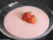 Erdbeer-Quark-Mousse - Rezept
