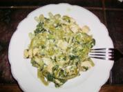Tagliatelle mit Lachs und Spinat - Rezept