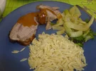 Kalbshaxe in Sahnesauce - Rezept