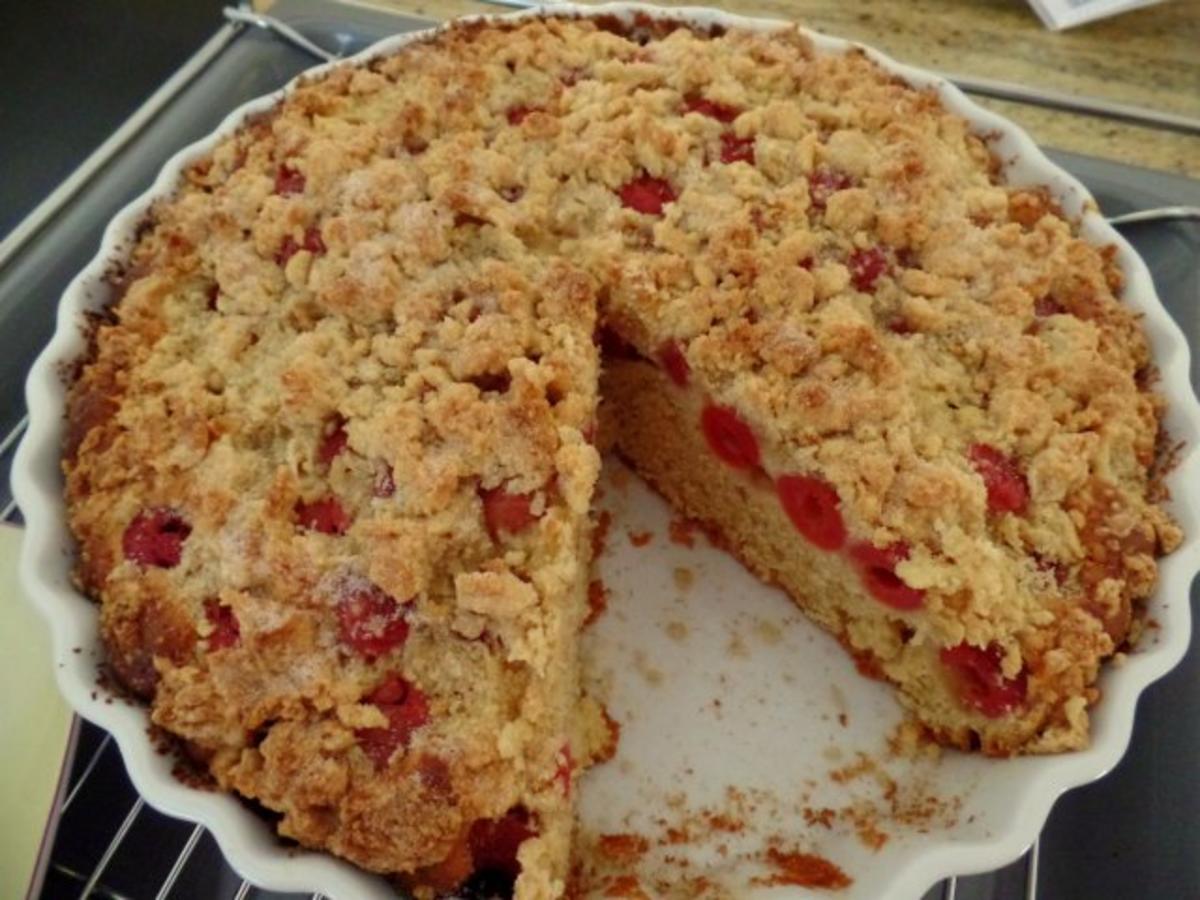 Bilder für Kirsch-Streusel-Kuchen Rezept