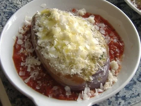 Auberginen mit Pilzfüllung - Rezept - Bild Nr. 6