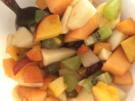 Obststalat mit Vanilleschote - Rezept
