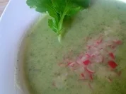 Radieschencremesuppe mit Kartoffeln - Rezept