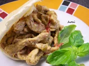 Schaormabrötchen gefüllt mit Mosterdgeschnetzelten - Rezept