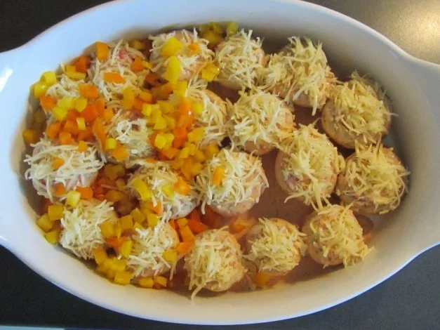 Rezept: gefüllte Champignons Bild Nr. 4 gefüllte Champignons - Rezept - Bild Nr. 4