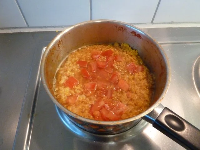 Rezept: Grundrezept für Indischen Dal (mit roten Linsen) Bild Nr. 4 Grundrezept für Indischen Dal (mit roten Linsen) - Rezept - Bild Nr. 4