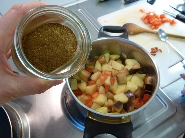 Auberginen-Kartoffel-Curry - Rezept - Bild Nr. 3