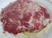 Vanillepudding mit Himbeeren - Rezept