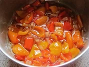 Snack: Antipasti - Paprika in Öl - Rezept