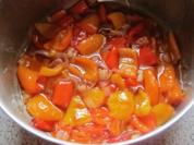 Snack: Antipasti - Paprika in Öl - Rezept