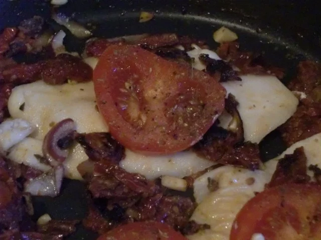 Scholle mit getrockneten Tomaten - Rezept