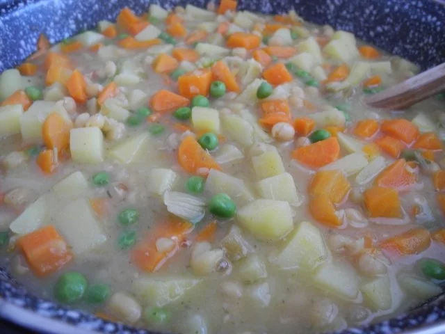 Vegan : Grüne und gelbe Erbsen - Suppe - Rezept - Bild Nr. 6
