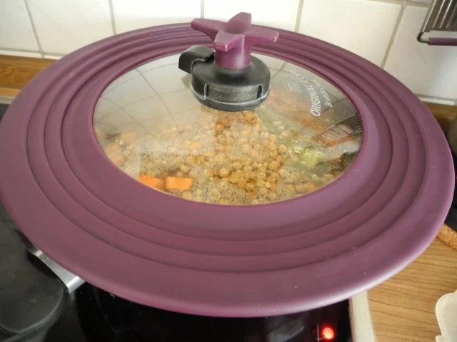 Vegan : Grüne und gelbe Erbsen - Suppe - Rezept - Bild Nr. 7