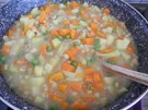 Vegan : Grüne und gelbe Erbsen - Suppe - Rezept