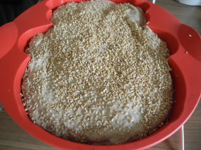 Brot & Brötchen : Dinkel - Sesam - Brot - Rezept - Bild Nr. 5