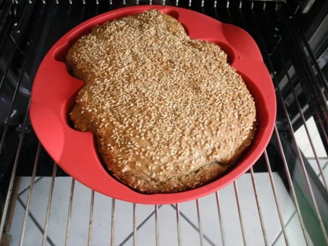 Brot & Brötchen : Dinkel - Sesam - Brot - Rezept - Bild Nr. 9