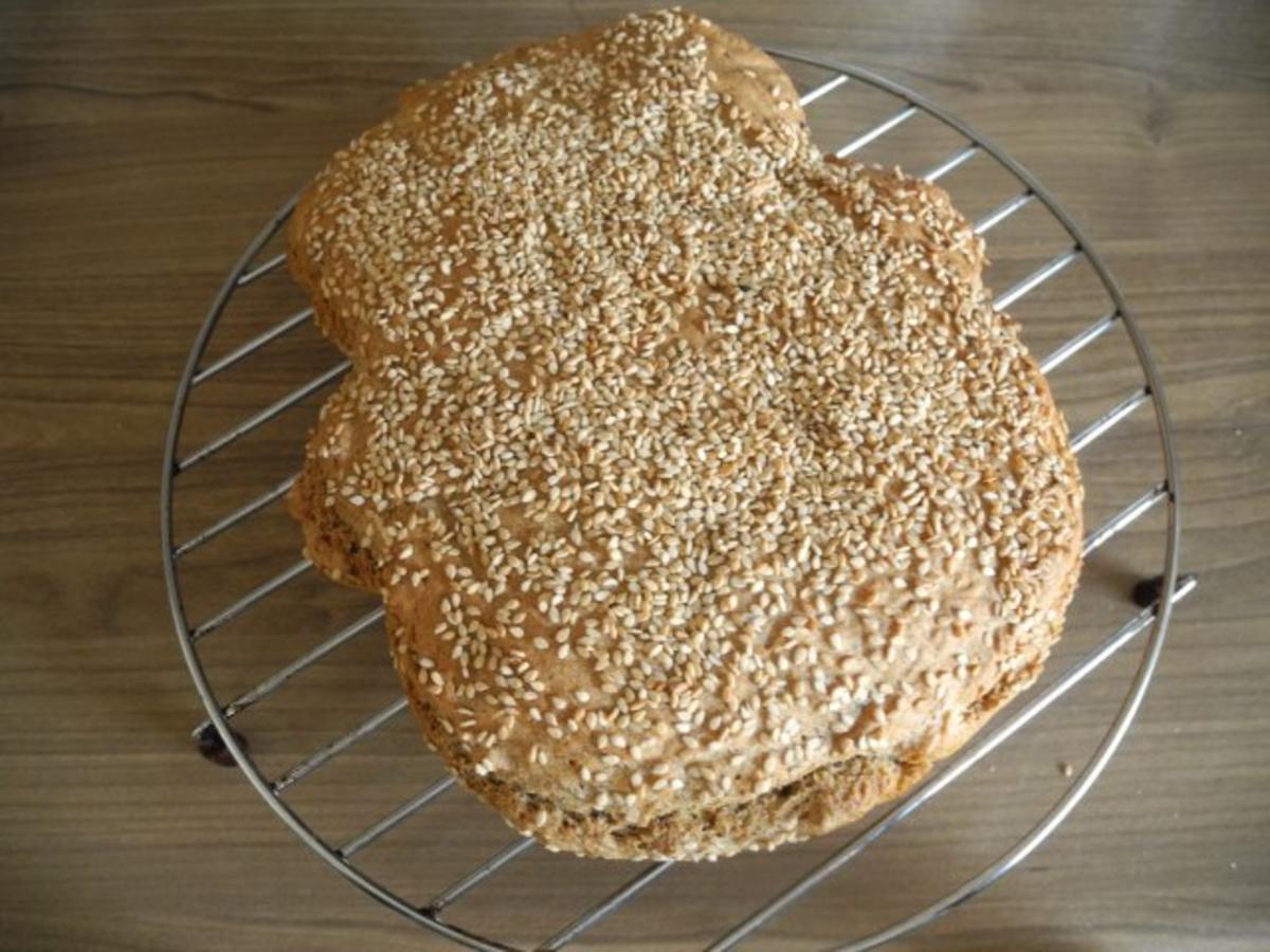 Brot & Brötchen : Dinkel - Sesam - Brot - Rezept - Bild Nr. 10