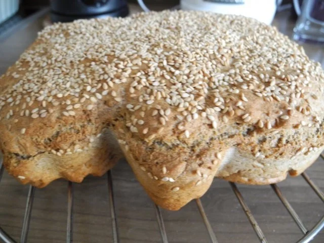 Brot & Brötchen : Dinkel - Sesam - Brot - Rezept - Bild Nr. 12