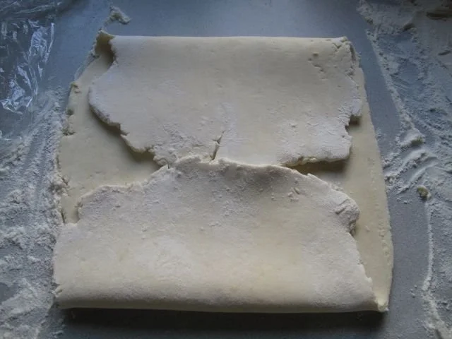 Käsestangen aus selbstgemachtem Quarkblätterteig - Rezept - Bild Nr. 5