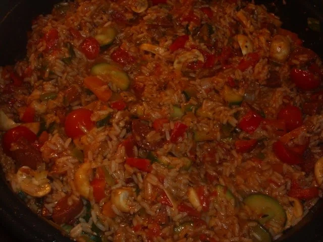 Reispfanne mit frischem Gemüse und Sucuk - Rezept - Bild Nr. 5