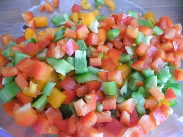 Rezept: Vegan : Zwiebel - Curry - Paprika in Tomatensaft auf Pasta Bild Nr. 4 Vegan : Zwiebel - Curry - Paprika in Tomatensaft auf Pasta - Rezept - Bild Nr. 4