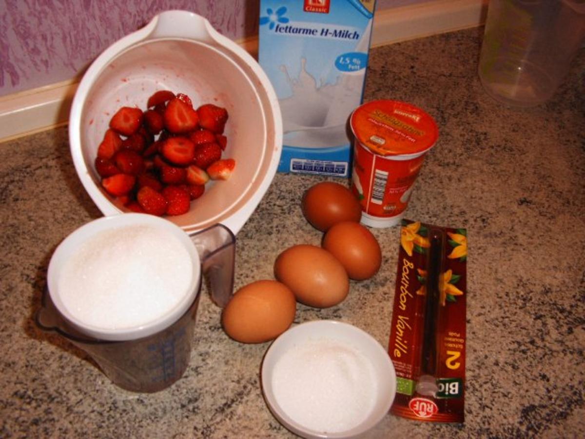 Erdbeer- Vanille- Eis - Rezept - Bild Nr. 2
