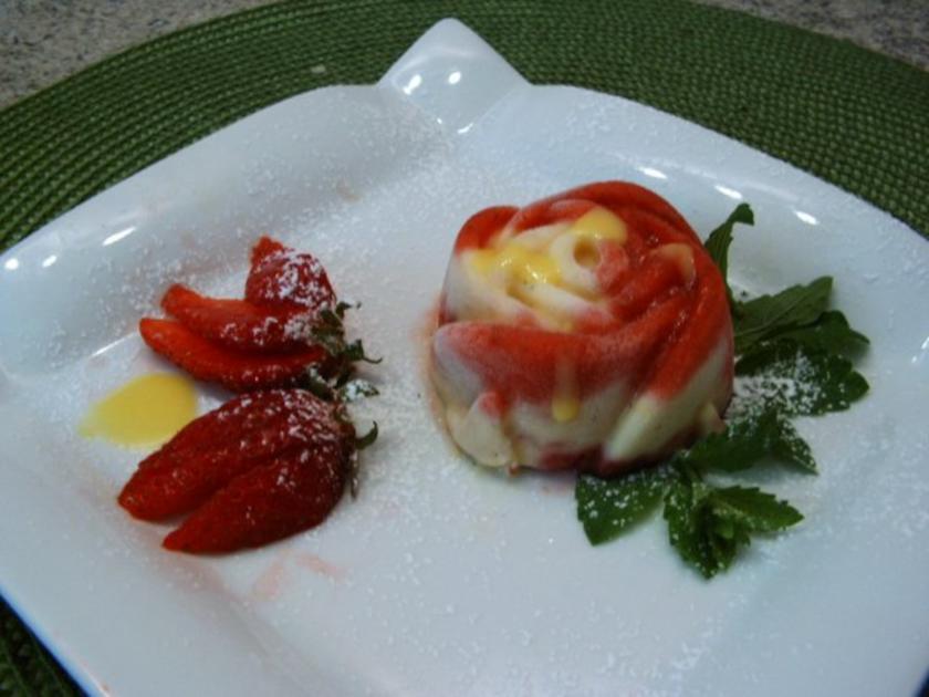 Erdbeer- Vanille- Eis - Rezept mit Bild - kochbar.de